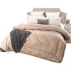 quilt Winter quilt winter thickening Camel quilt with cotton wadding keep warm Wool is Polyester Quilting Double 10 Jin winter