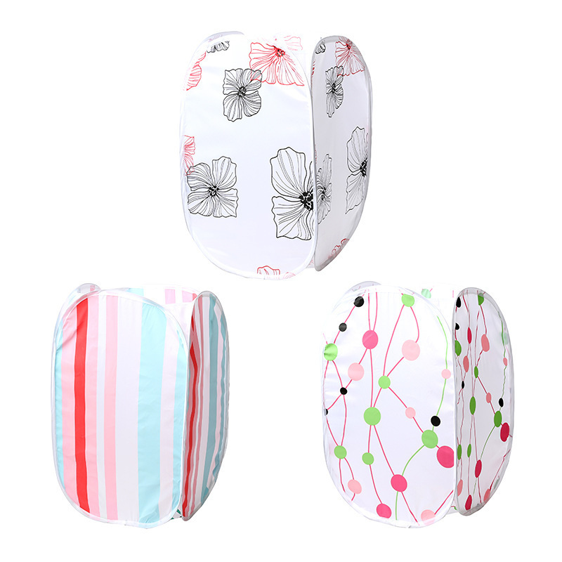 Wholesale Fashion Printed Laundry Basket Foldable Dirty Clothes Storage Basket Large Dirty Clothes Basket