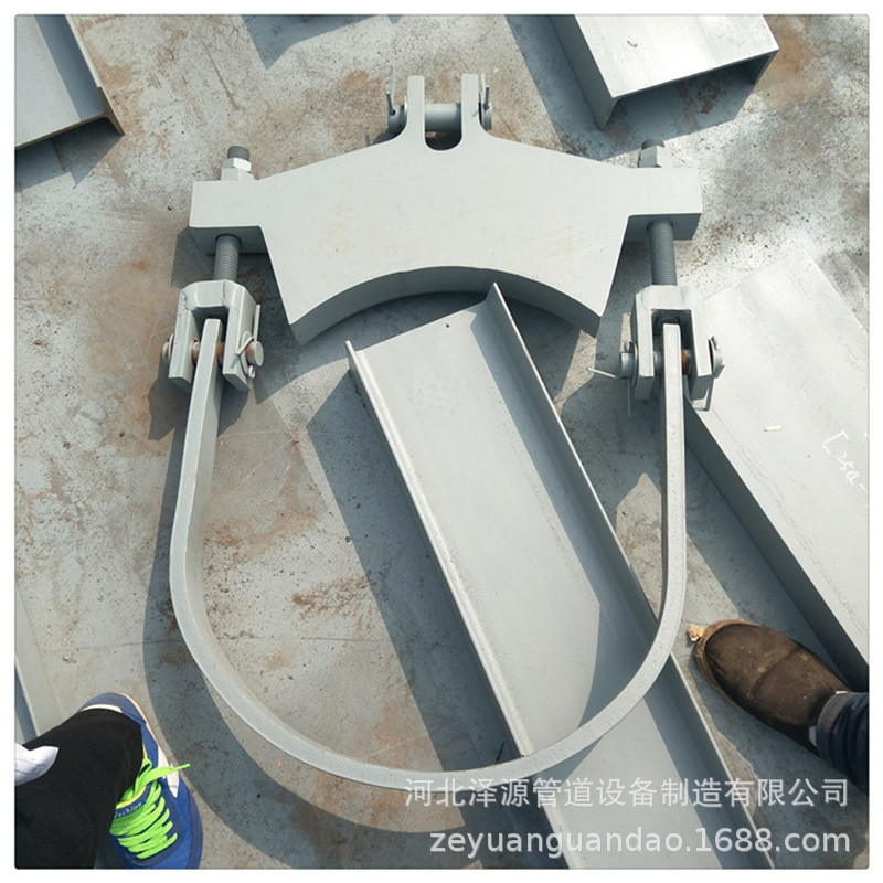 双径向限位管卡_XD1径向管卡限位_C形螺杆动载管夹 管夹管座