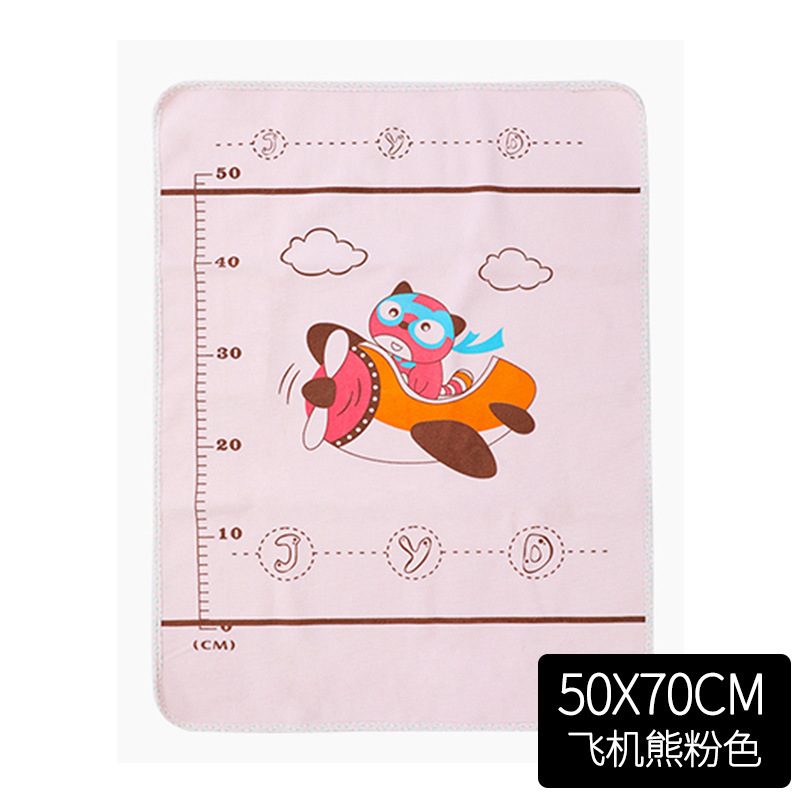 50x70cm 항공기 곰 핑크