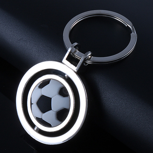 Football basketball keychain, personality toy, small pendant key, men's high-end golf key chain, one-piece drop shipping for men