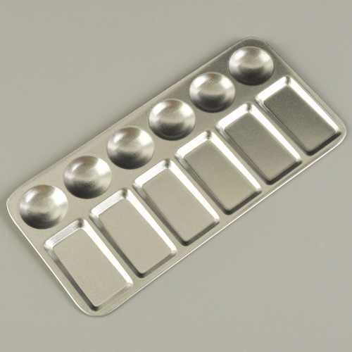 Gundam military model coloring tool paint stirring dilution paint aluminum metal palette palette pen paint