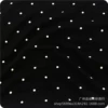 White dots on black background
