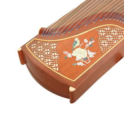 黄河风厂家批发古筝 纯实木演奏古筝 红木花梨木特氏古夷苏木古筝|ms