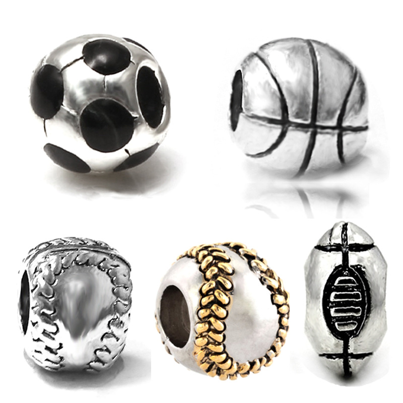 Simple Style Commute Football Alloy Enamel Jewelry Accessories display picture 1