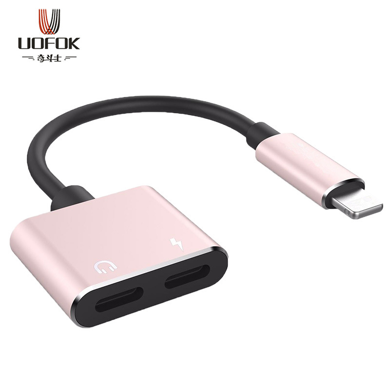 适用于苹果X耳机转换线iphone12 Xr Xs 充电通话音频四合一转接线