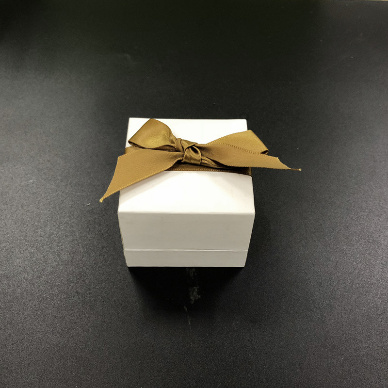 Bow Anillo blanco caja de DNF-HZ-0017 anillo de embalaje caja de joyería anillo de regalo caja de embalaje
