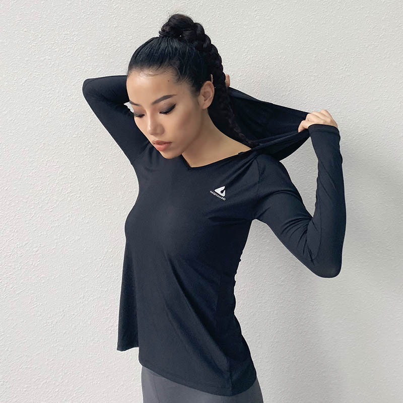lady motion yoga Hoodie run Bodybuilding Long sleeve Wicking Quick drying jacket