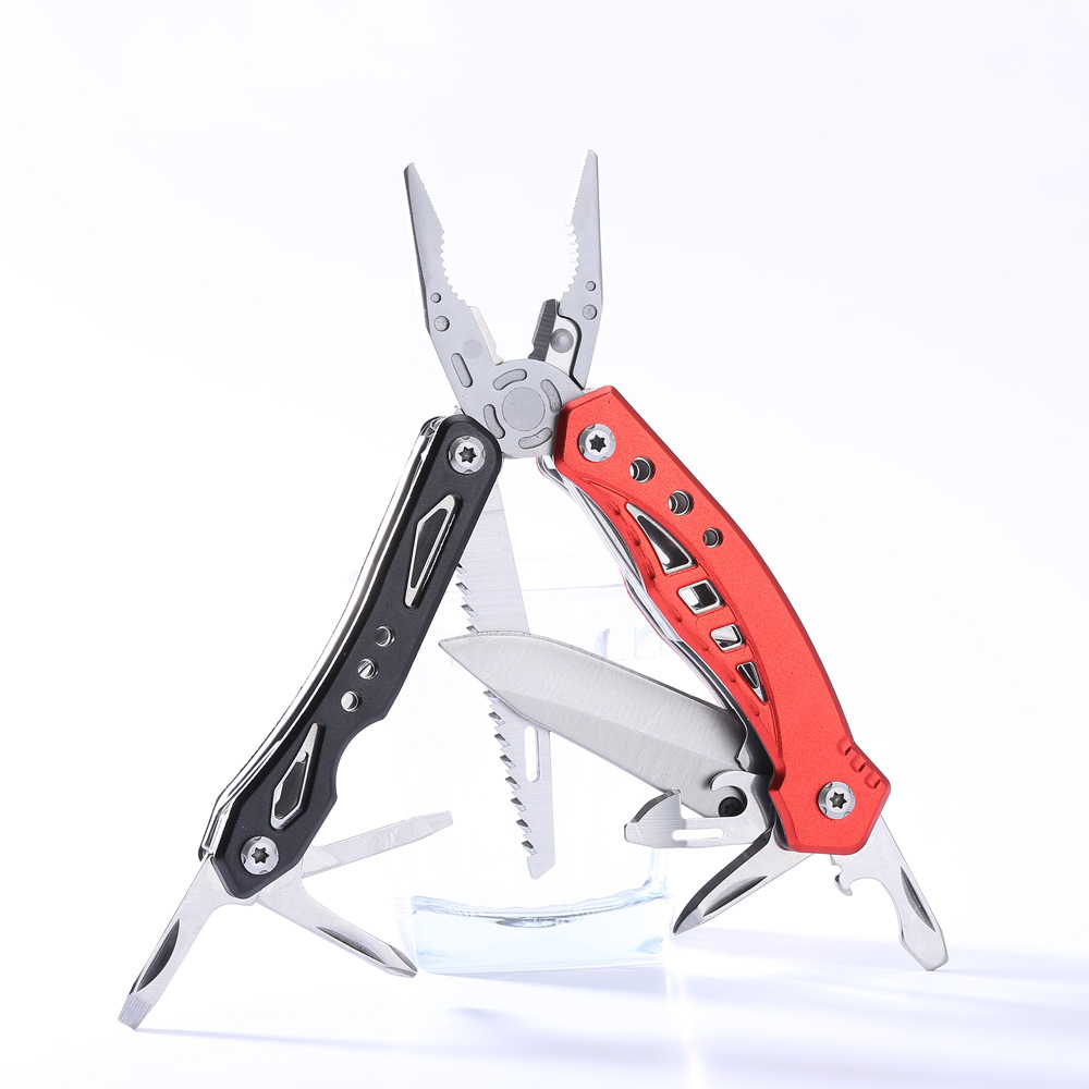 现货加强版户外求生折叠带安全侧锁牢固底骨多功能钳