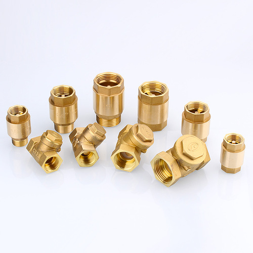 All-copper vertical check valve horizontal check valve 4/6 minutes 1 inch inner and outer wire water pipe water meter water heater one-way valve