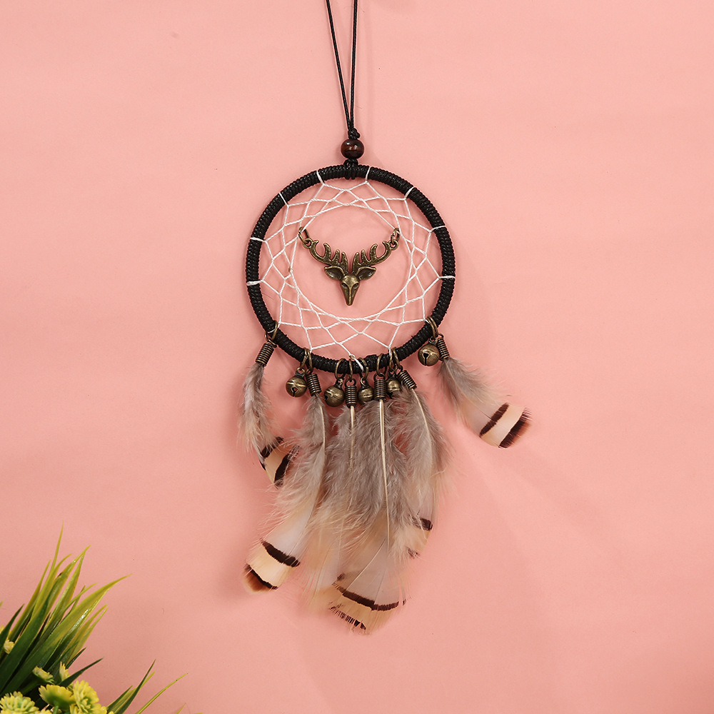 Dreamcatcher Feather Metal Wind Chime display picture 5