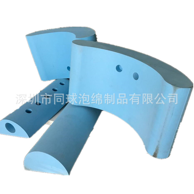 38度白色eva泡绵弧雕一体成型 eva海绵切割机可以打孔