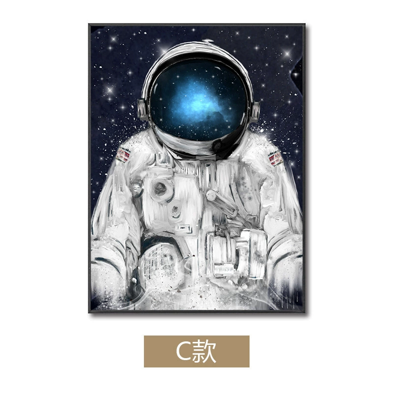 Космонавт, настенная софа для спальни, стиль скандинавский