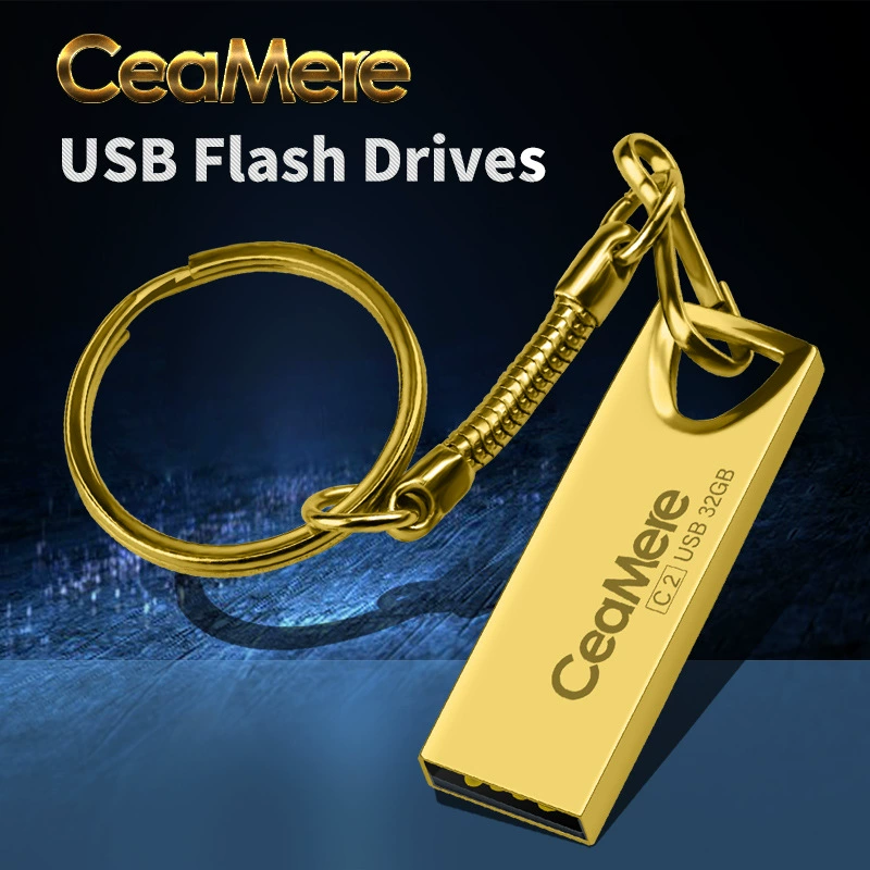 Металлический флеш-накопитель USB высокой скорости оптовая продажа индивидуальный дизайн подарок на день рождения 8Г, G16, 32Г, G64, 64Г