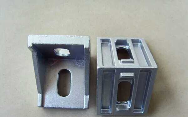 机械手治具配件铝条连接块固定块L型角码直角连接件