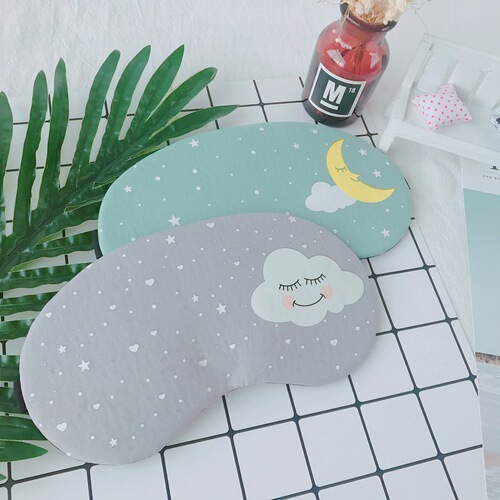 Cartoon starry sky sleeping eye mask for men and women, blackout breathable ice pack, ice pack, hot compress sleeping eye mask wholesale available