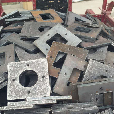 方垫生产厂家直销预埋件托盘钢梁焊接压板 法兰盘|ru