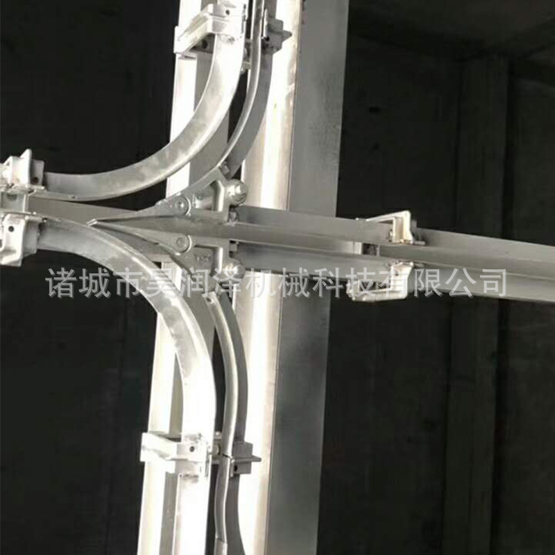 屠宰用流水线配件 猪屠宰吊架配件 屠宰场道岔弯轨