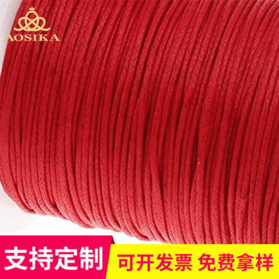 customized 1mm/2mm Necklace parts DIY manual Wax thread Wax rope Multicolor weave the republic of korea Wax rope