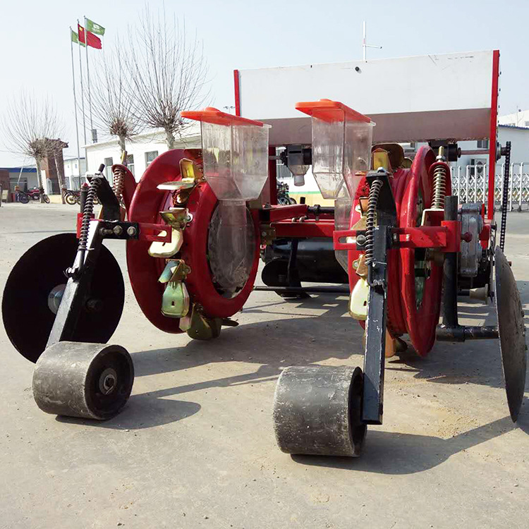 种谷子的机子行距株距可调蔬菜棉花高粱精播种植机鸭嘴打孔