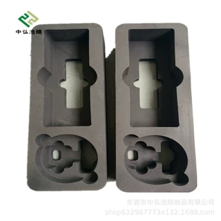 厂家定制 五金配件立体收纳盒 EVA喷绒植绒泡绵盒子 雕刻一体成型
