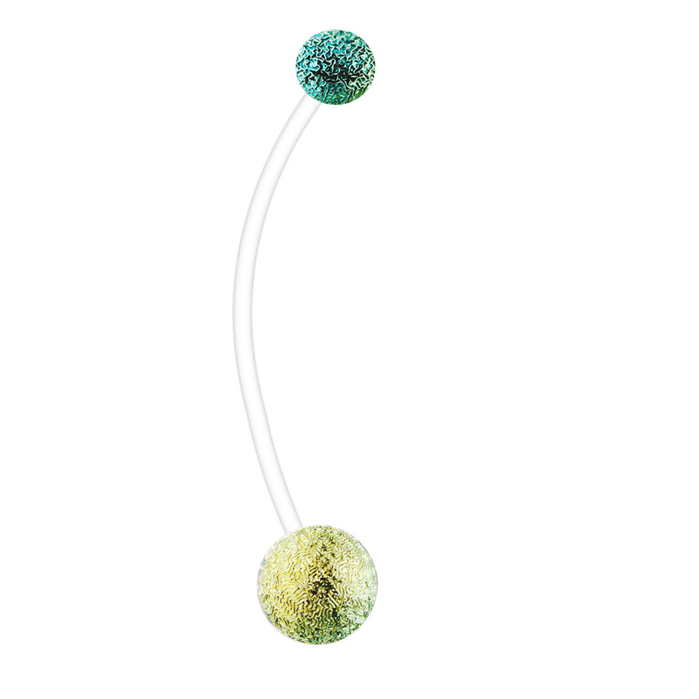 38mm Long Rod Pregnancy Belly Button Ring - Stainless Steel Geometric Shape - Non-Allergic, Best Selling on Amazon & eBay detail image 16