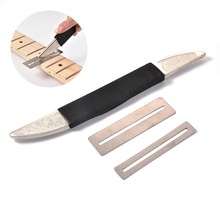 吉他品丝弯锉刀 品丝打磨工具+锉套+保护垫片