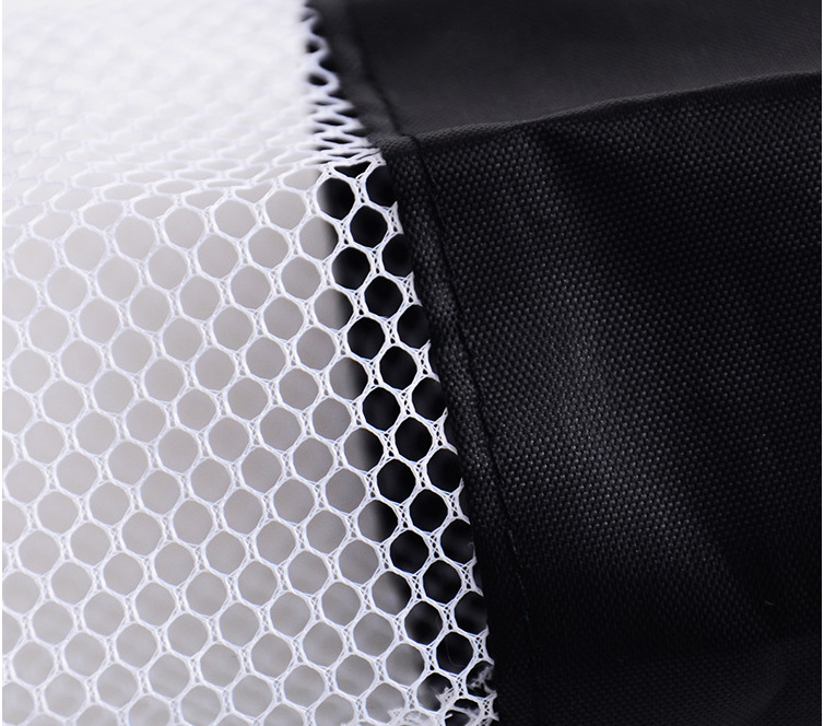 瑜伽巾網(wǎng)布束口收納袋 毛巾抽繩黑色編織袋 瑜伽墊滌綸網(wǎng)布袋