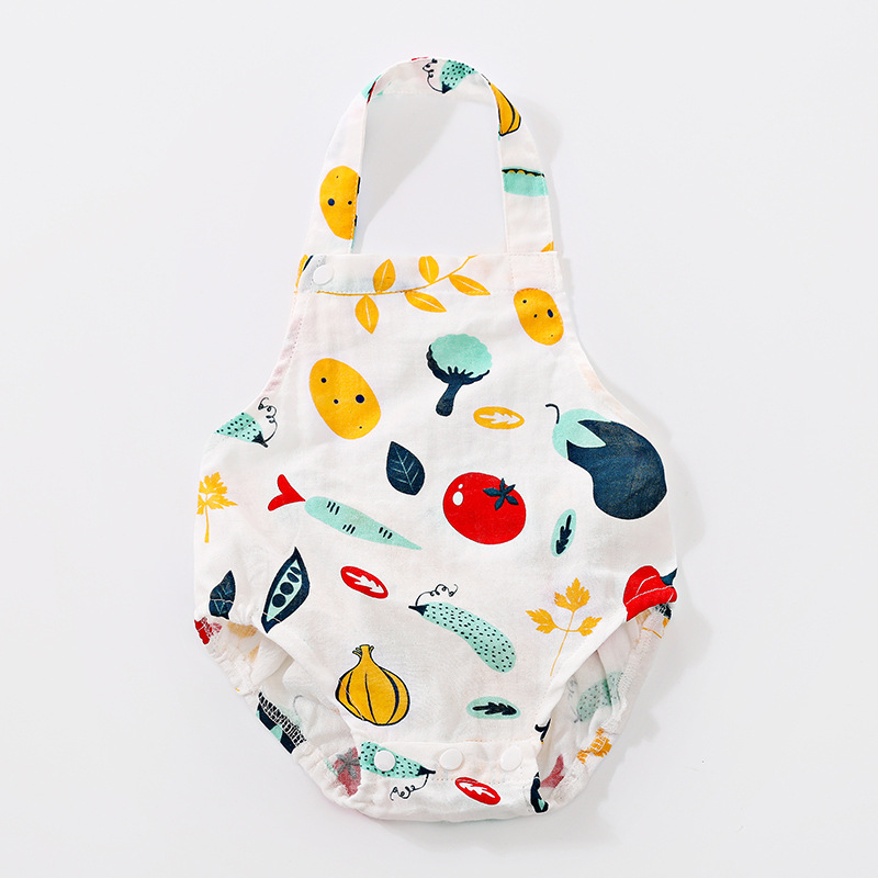 嬰兒包屁肚兜 2019新生寶寶夏季薄款三角哈衣服 廠家直銷現貨