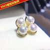 Earrings from pearl, accessory handmade, silver 925 sample