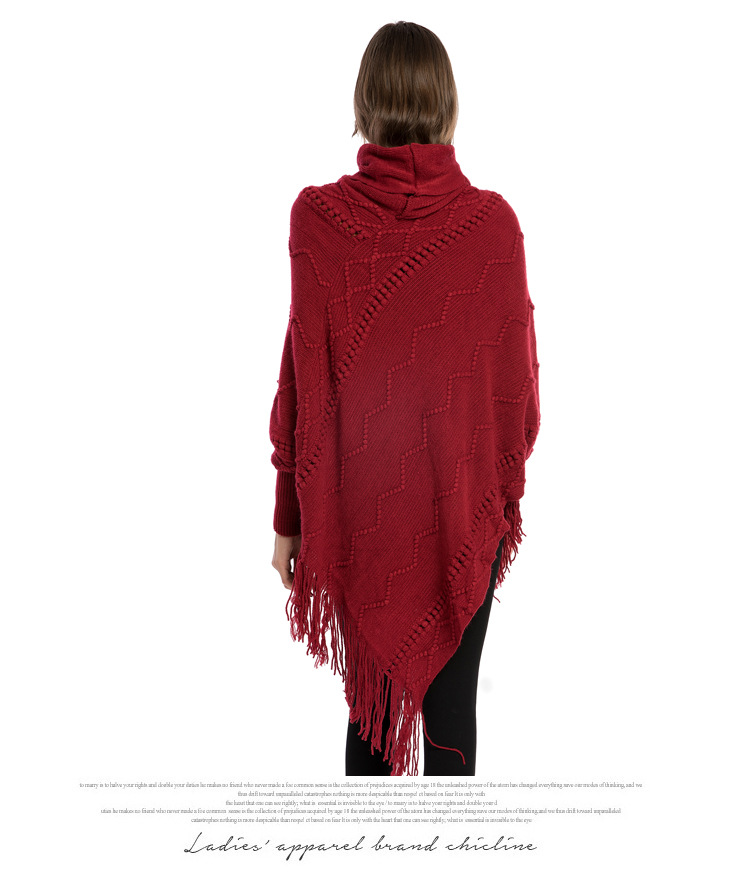 高领  袖子 仿羊绒保暖毛衣 大码衣服