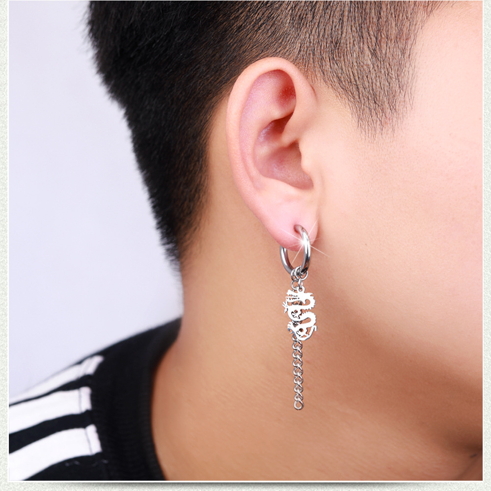 1 Piece Fashion Geometric Stainless Steel Plating Unisex Drop Earrings