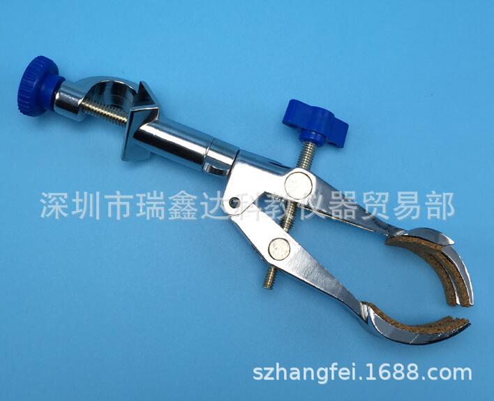 四爪冷凝管夹 四爪夹 变向四爪夹 冷凝管夹带顶丝