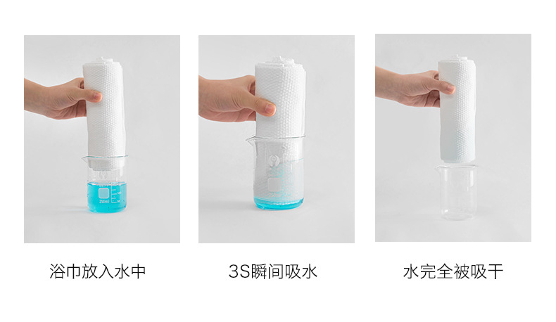 旅行出差一次性浴巾 棉加厚款一次性毛巾旅游速干毛巾非压缩毛巾详情9