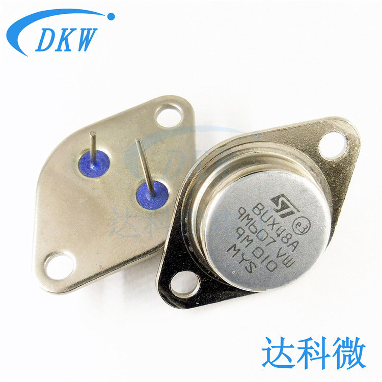 BUX48A 铁帽TO-3大功率插件 ST/意法 金封NPN高频三极管 全新现货