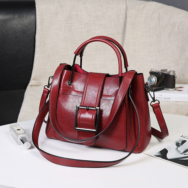 邦百 Retro Large One-Shoulder Bag for Oily Skin, Stylish, Durable, Multiple Colors