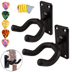 Guitar wall hooks, violin and huqin ukulele hangers + 5 picks