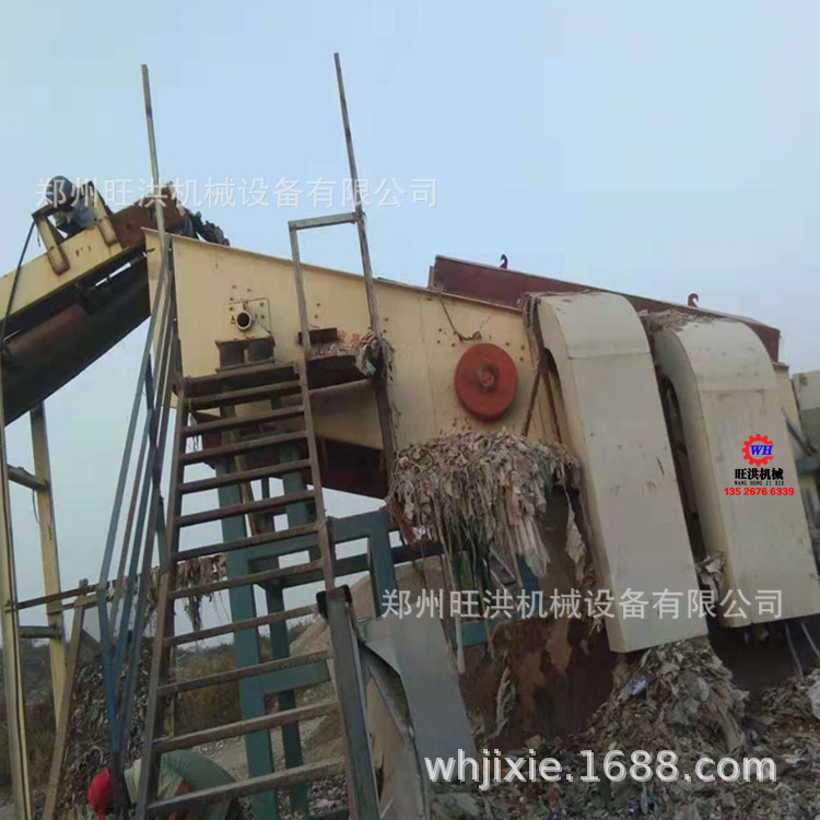 木材灰土渣回收筛选机 建筑垃圾破碎分拣站 生活垃圾分选风选设备