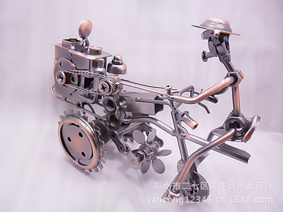 复古怀旧商品 金属铁艺创意家居装饰品摆件 时尚中式礼品旅游商品