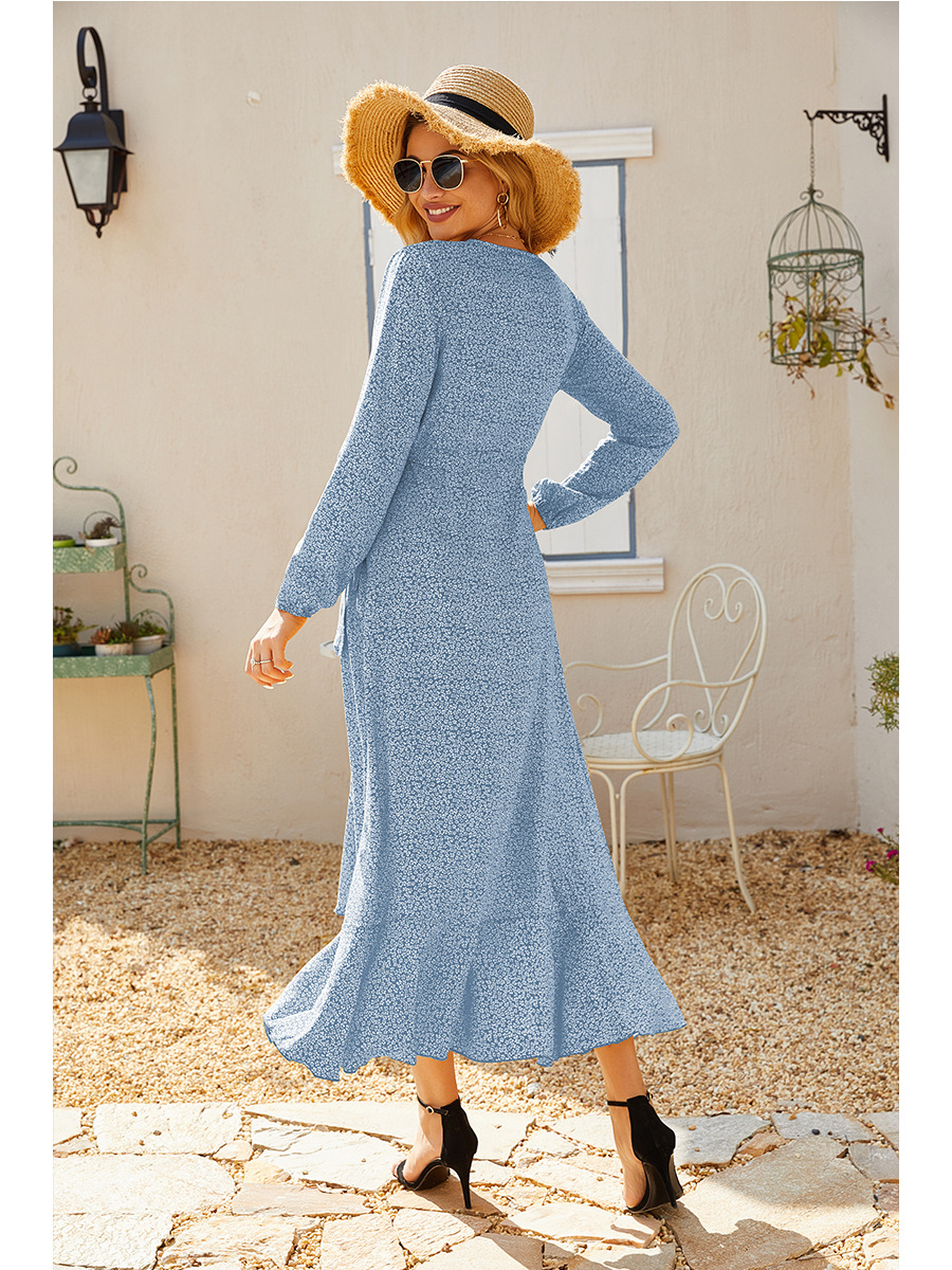 fashion casual small floral dress NSAL2910