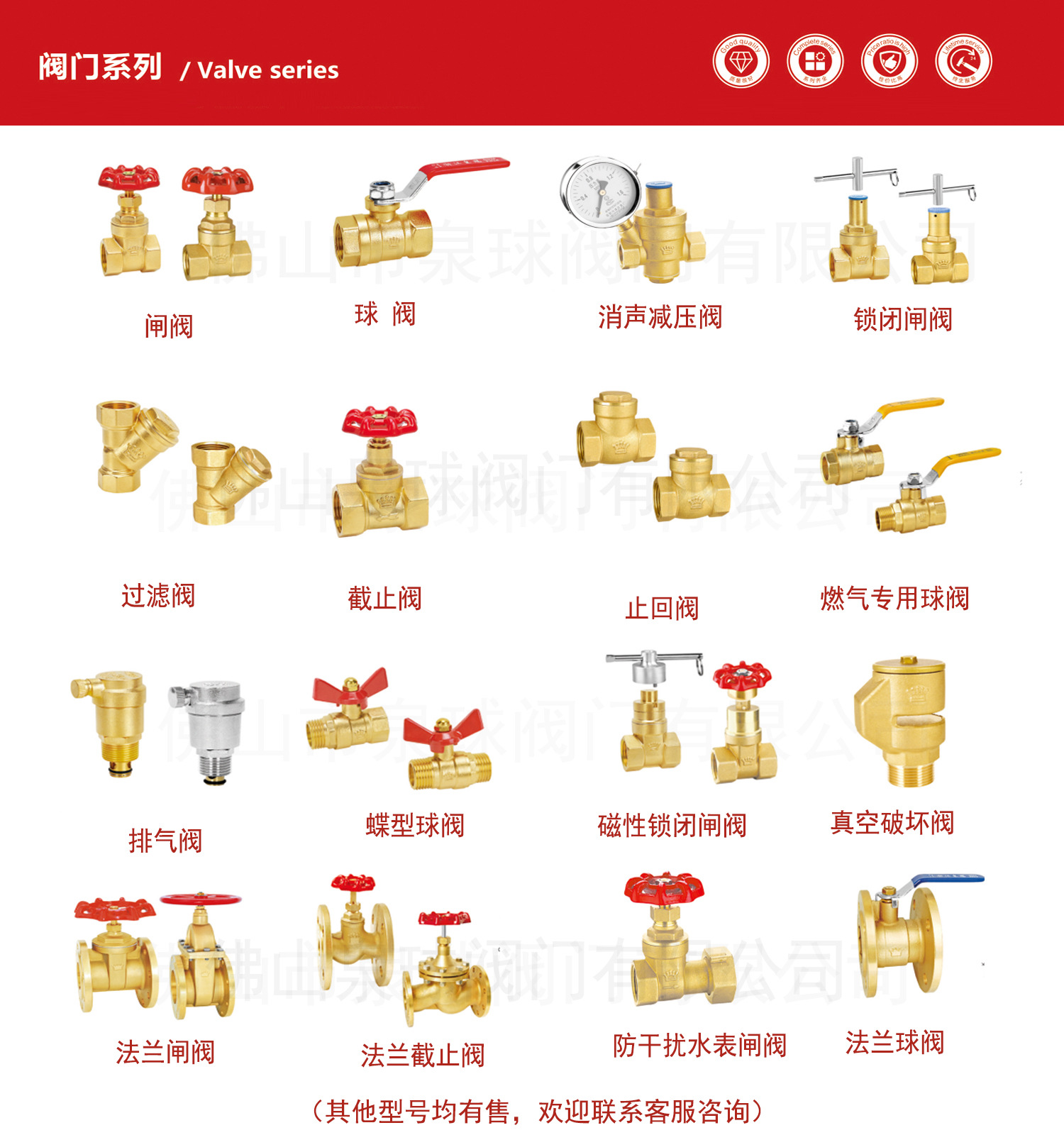 铜阀门产品集合图库