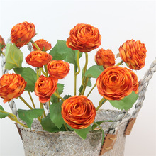 清新文艺仿真花束小露莲花毛莨假花绢花家居装饰花艺婚庆造景批发