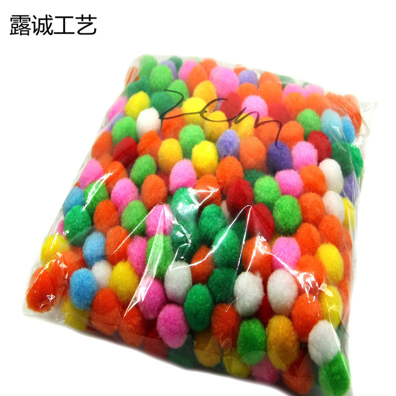 Protección del Medio Ambiente pompón piel Bola de los niños DIY Juguetes Accesorios de ropa accesorios de juguete ventas directas de la fábrica