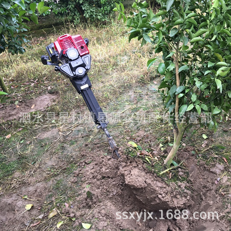 单人手持汽油二冲程起球断根机
