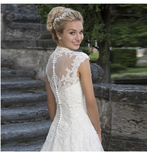 Wholesale wedding dress 2019 new foreign trade trailing lace bridal wedding dress fishtail wedding dress women