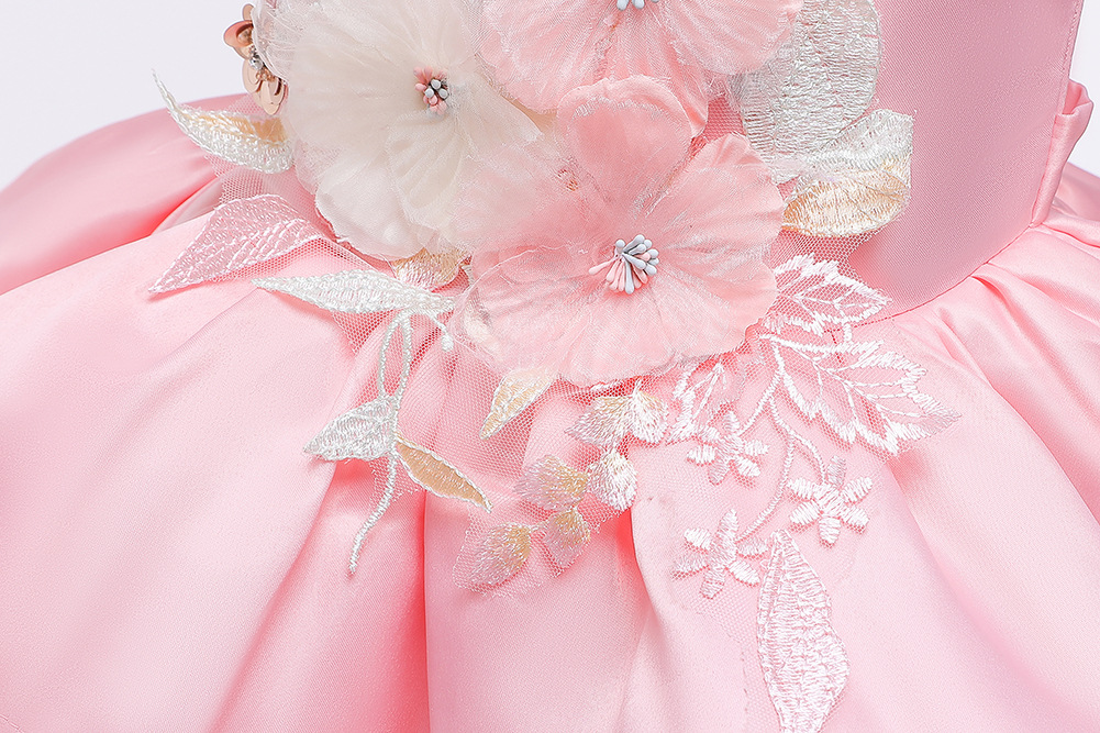 New Children's Dress Princess Dress Girls Pettiskirt Flower Girl Wedding Ceremony display picture 5