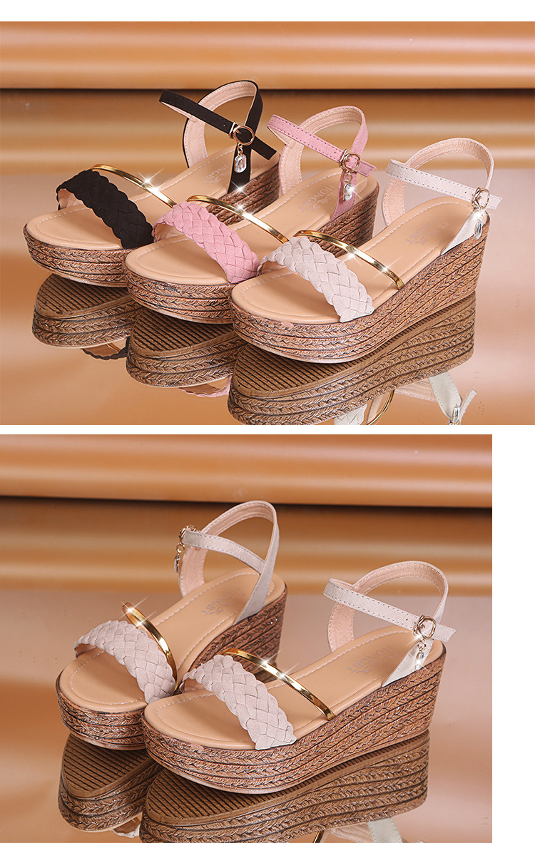 Chaussures été pour femme en Caoutchouc - Ref 3346893 Image 16