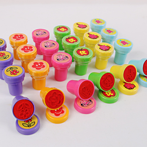 可爱卡通印章幼儿园老师奖励儿童学生宝宝 (鼓励印章) 带字无需