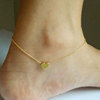 Summer universal sexy ankle bracelet heart shaped heart-shaped, European style, wholesale