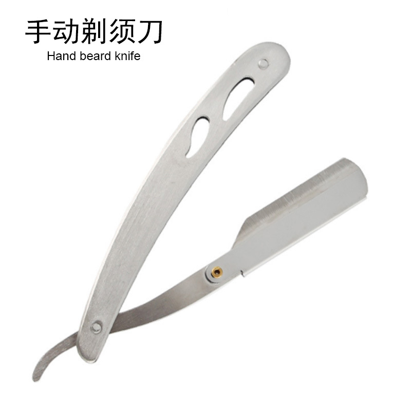 Manual beard knife Vintage razors Razor Rack Razor Shavers Stainless steel Barber scraper